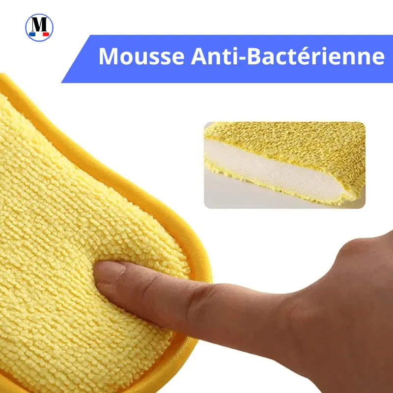 5 Eponges Lavable et Réutilisable - La Maison de la Housse®