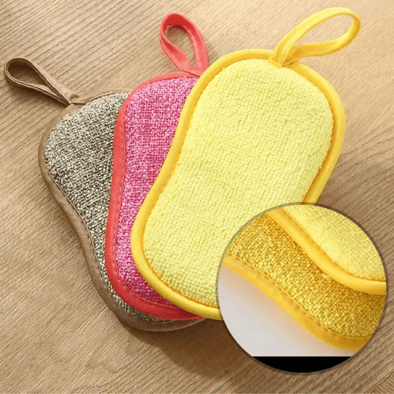 5 Eponges Lavable et Réutilisable - La Maison de la Housse®