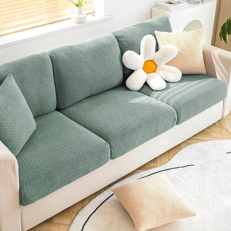 Housse Cyan Coussin D'assise & Dossier - Canapé & Fauteuil - La Maison de la Housse®