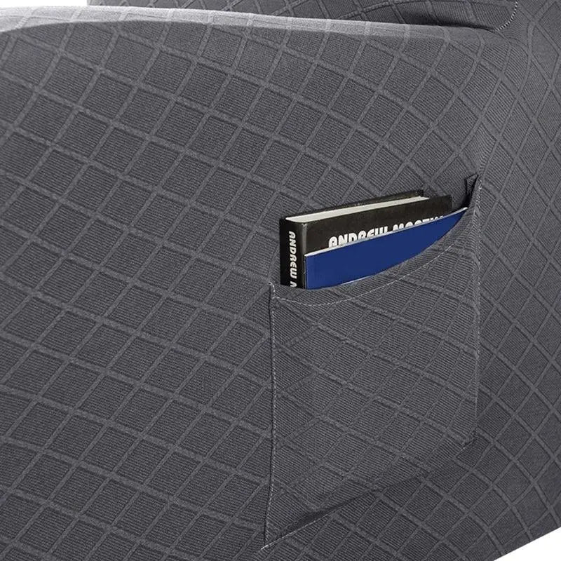 Housse De Fauteuil Relax Inclinable Noir - La Maison de la Housse®