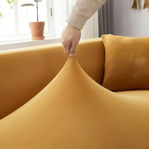 Housse de canapé droit et d’angle – Camel La Maison De La Housse