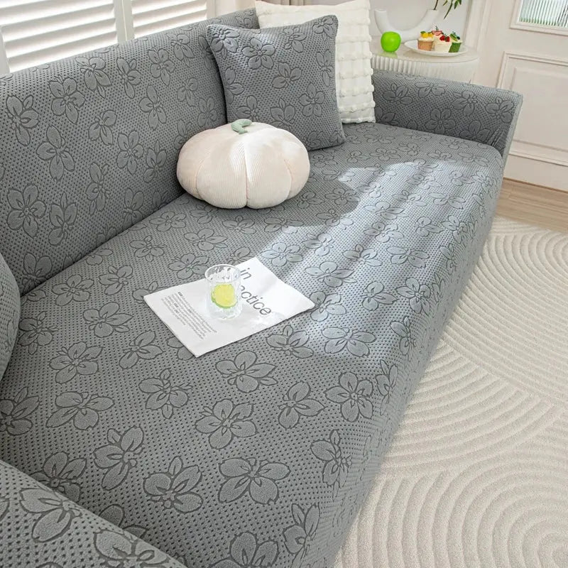 Housses de Canapé Jacquard Fleur La Maison de la Housse®