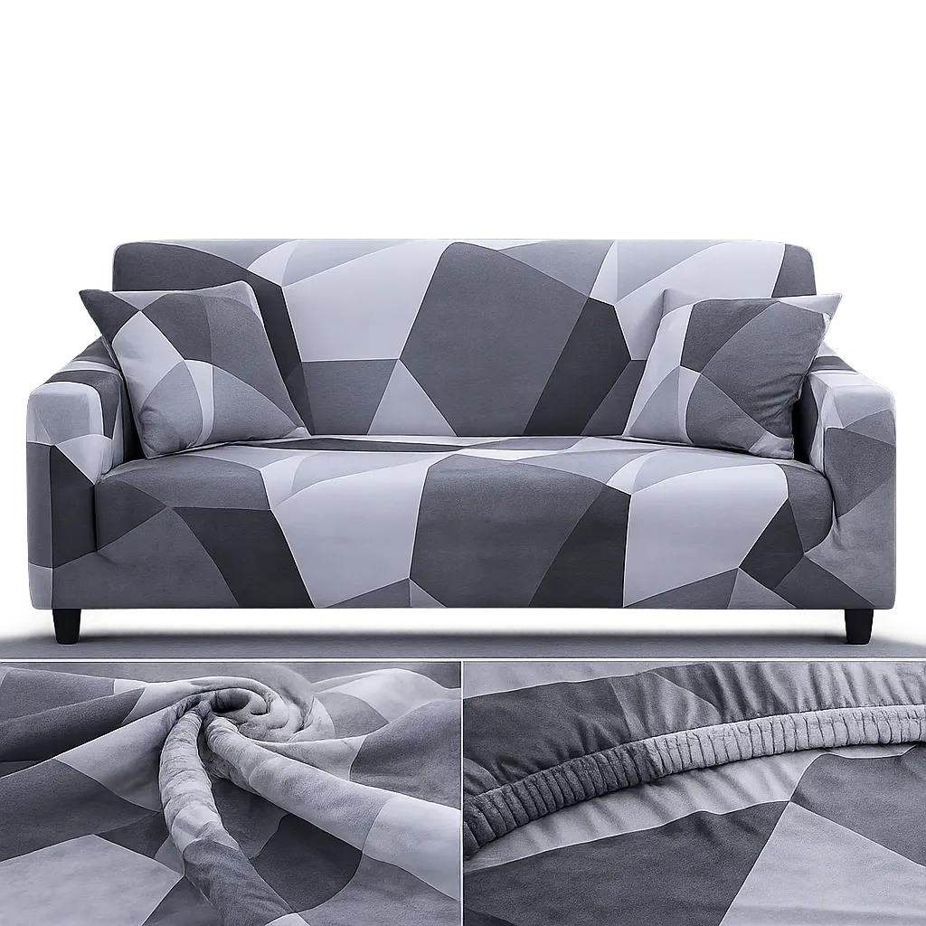 Motif Erigeron - Housse De Canapé Extensible