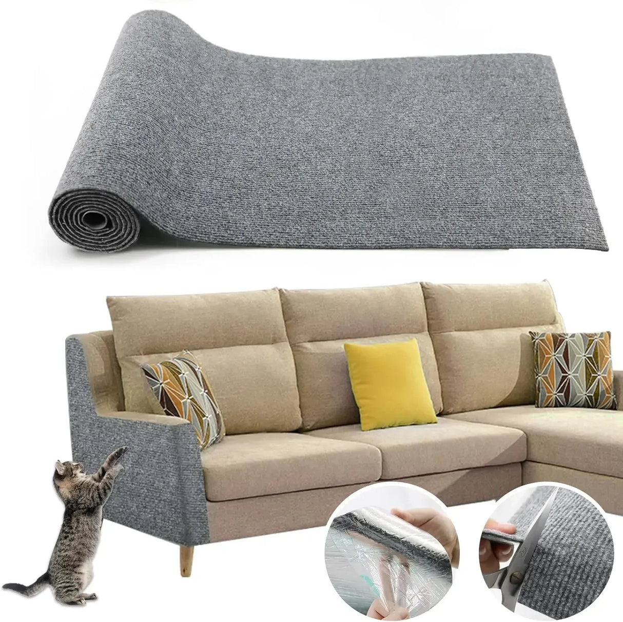 ZenScratch™ – Tapis Anti-Griffes Autocollant