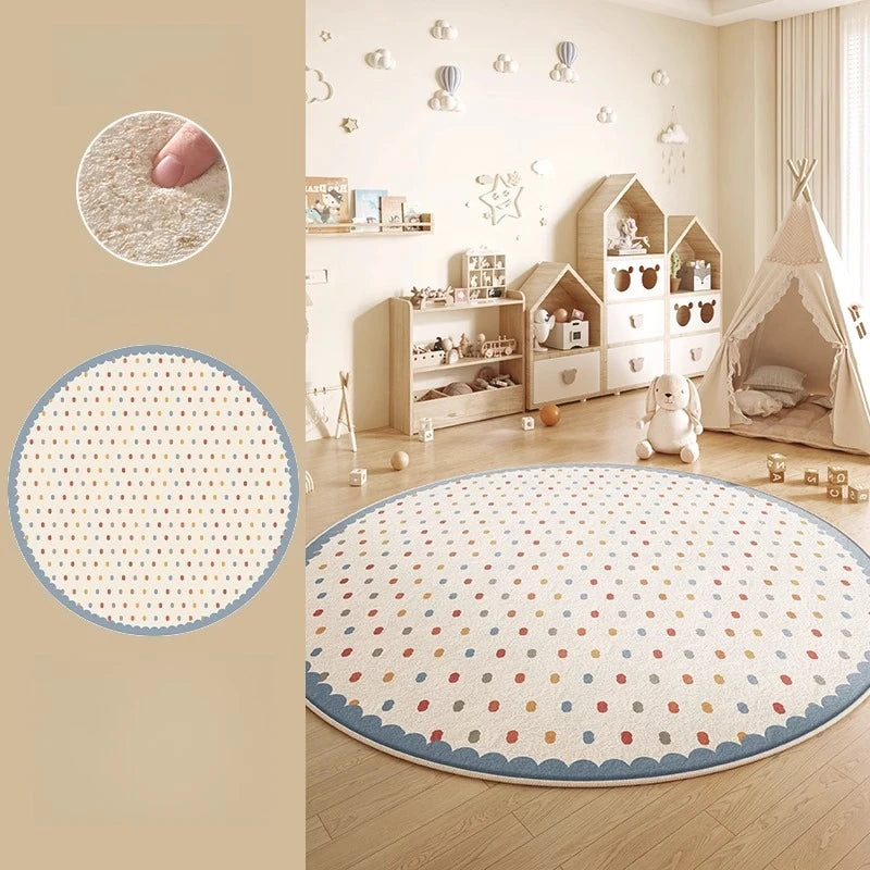Tapis Rond Cartoon Animaux