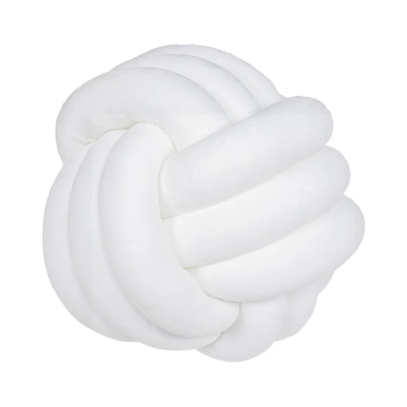 1 Coussin Boule Nœud Design – Décoratif Moderne en Velours