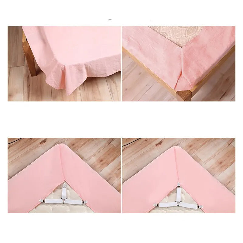 Kit Attaches Drap Housse – Lot de 4