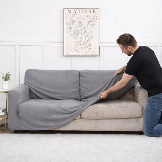 Tuto installe une housse de canapé