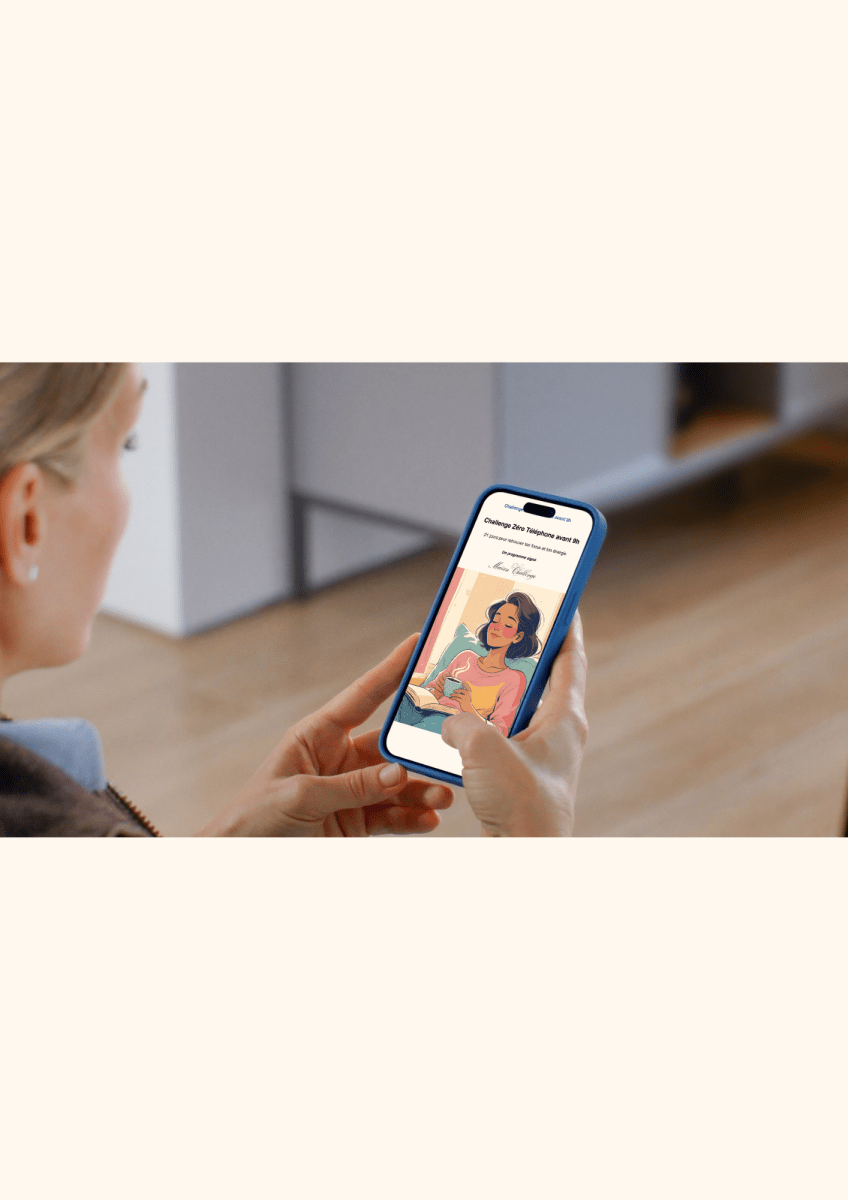 Challenge Zéro Téléphone avant 9h - La Maison de la Housse®