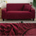 Destockage - Housse de Canapé Bordeaux Microfibre - La Maison de la Housse®