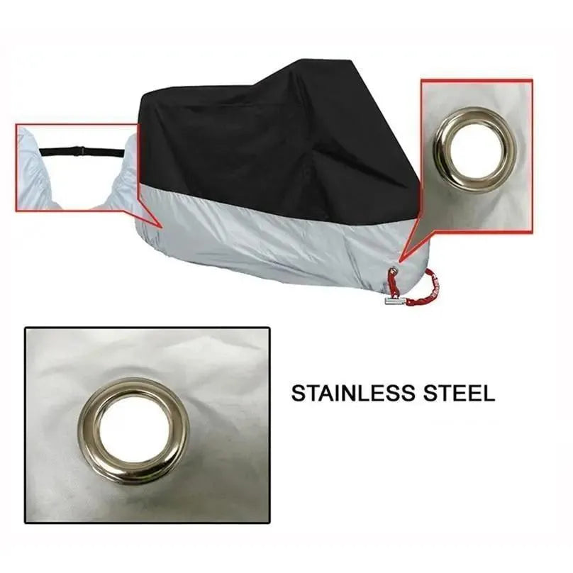 housse-bache-protection-argent-noir-moto-scooter-etanche – La Maison de la Housse
