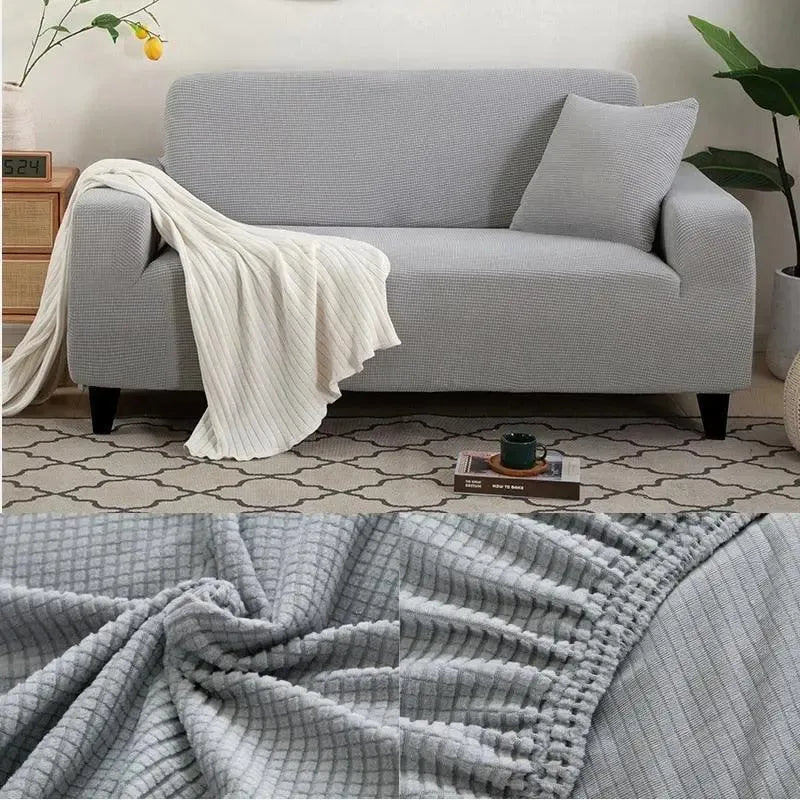 housse-canape-gris-clair-impermeable – La Maison de la Housse
