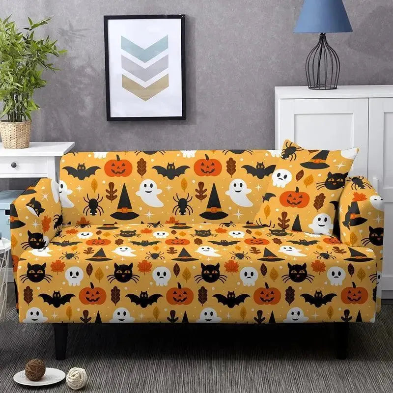 housse-de-canape-citrouille-halloween – La Maison de la Housse