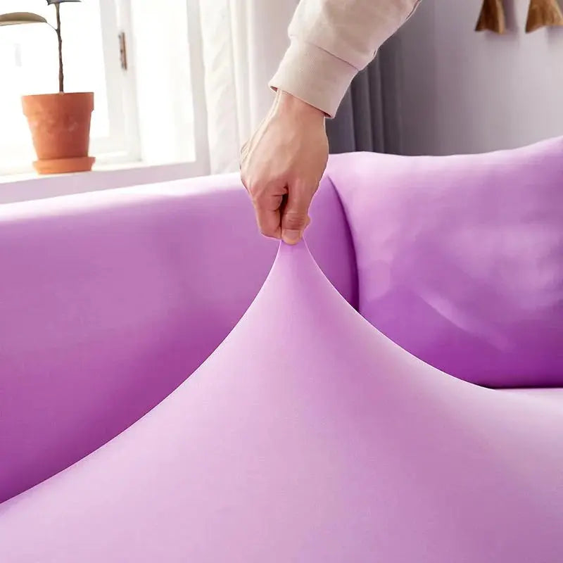 Housse de canapé d’angle Violet clair pour product_type – La Maison De La Housse