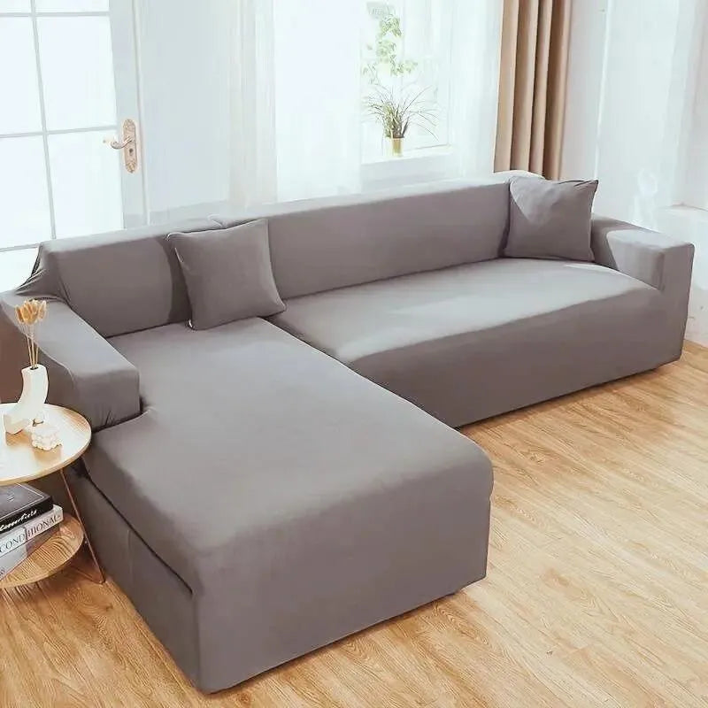 Housse De Canapé Extensible Gris pour Housse de canapé – La Maison De La Housse