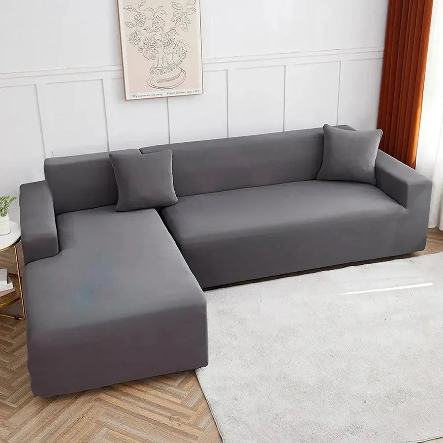 Housse De Canapé Extensible Gris anthracite pour Housse de canapé – La Maison de la Housse®