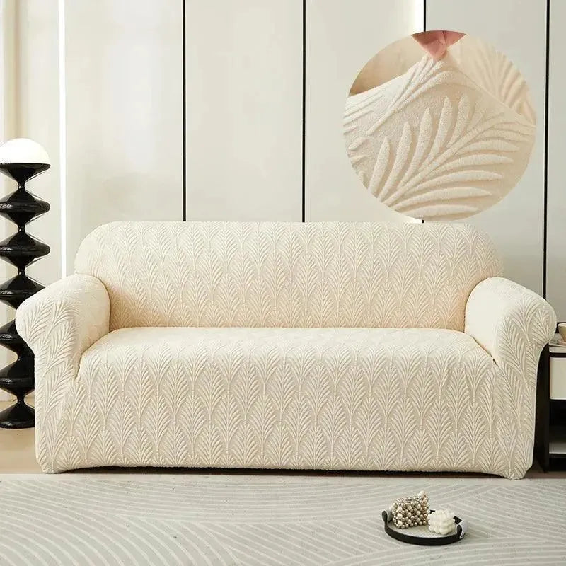 housse-de-canape-jacquard-creme – La Maison de la Housse