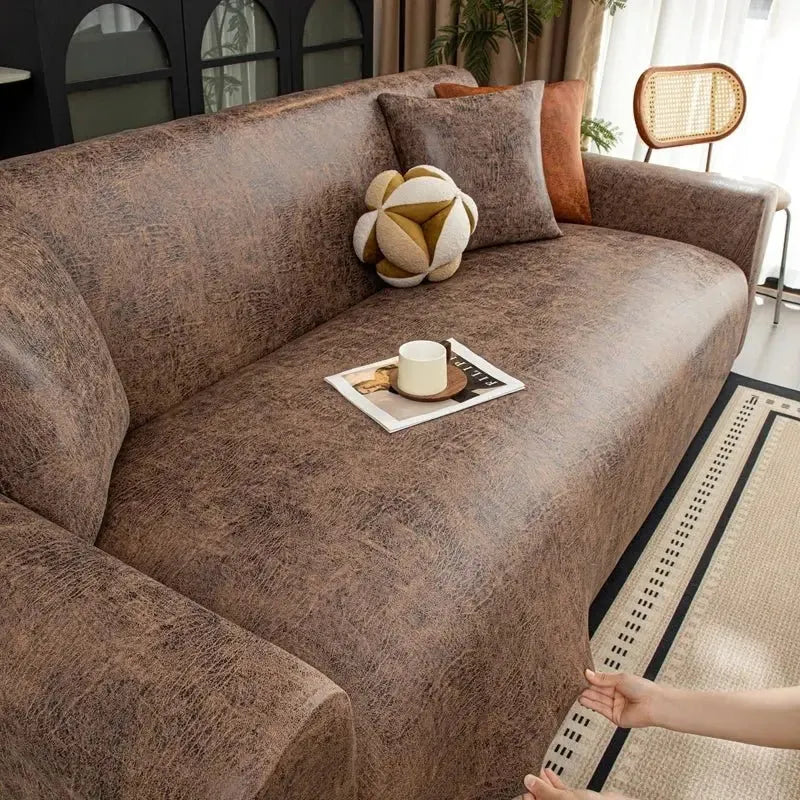 housses-de-canape-effet-cuir-extensibles – La Maison de la Housse