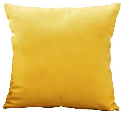 Housse De Coussin En Velours Jaune - La Maison de la Housse®