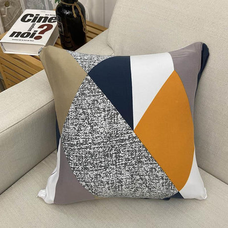 2 Housses De Coussin Pour Canapé Hexagonor - 45 x 45 Cm - La Maison de la Housse®