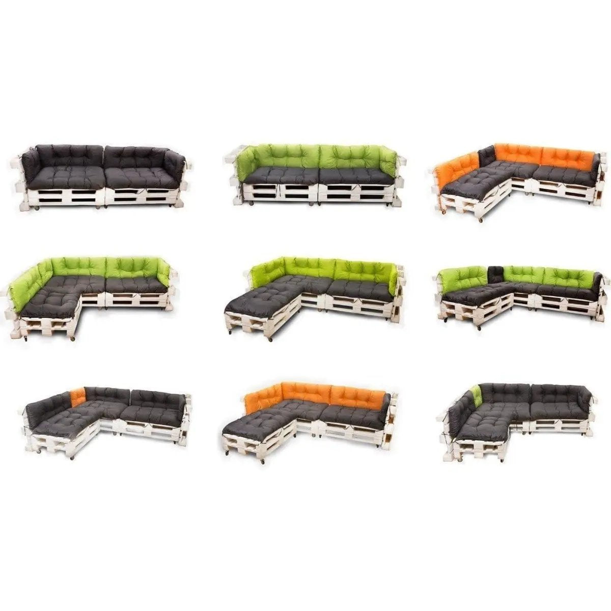 Coussin Pour Palette Canapé Banc & Transat - La Maison de la Housse®