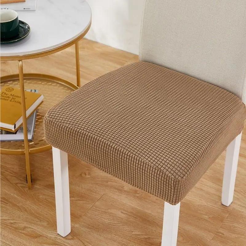 Housse Assise Extensible Camel Pour Chaise - La Maison de la Housse®
