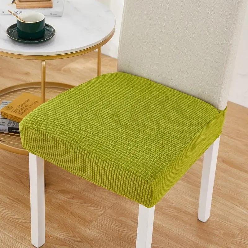 Housse Assise Extensible Vert Gazon Pour Chaise - La Maison de la Housse®