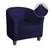 Housse Bleu Marine De Fauteuil Club - Extensible - La Maison de la Housse®