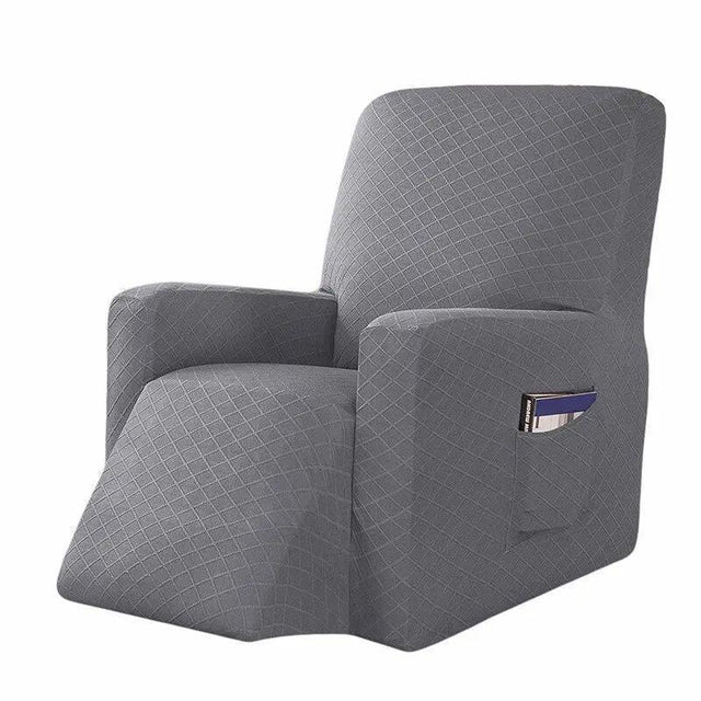 Housse De Fauteuil Relax Inclinable Gris Clair - La Maison de la Housse®