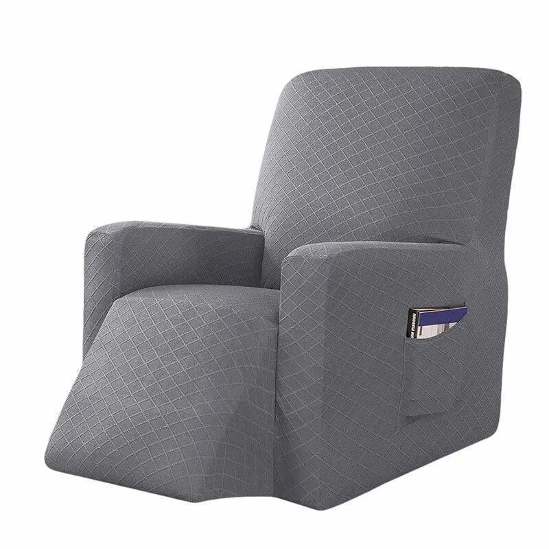 Housse De Fauteuil Relax Inclinable Gris Clair - La Maison de la Housse®