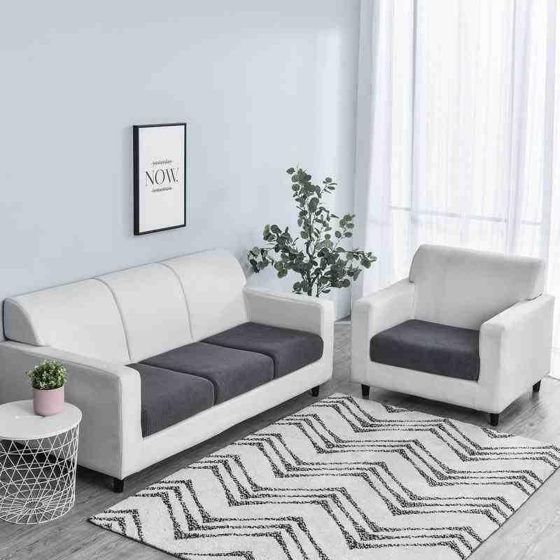 Housse Gris Foncé Coussin d'Assise Canapé & Fauteuil - La Maison de la Housse®