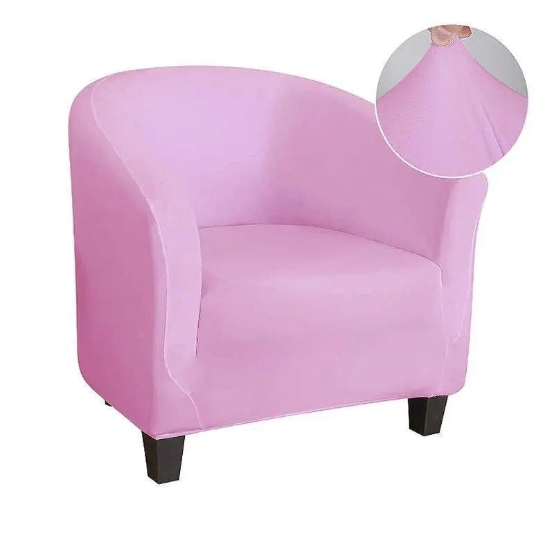 Housse Rose De Fauteuil Club - Extensible - La Maison de la Housse®