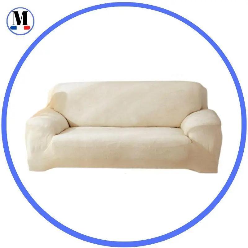 Housse de Canapé Velours Lvory - La Maison de la Housse®