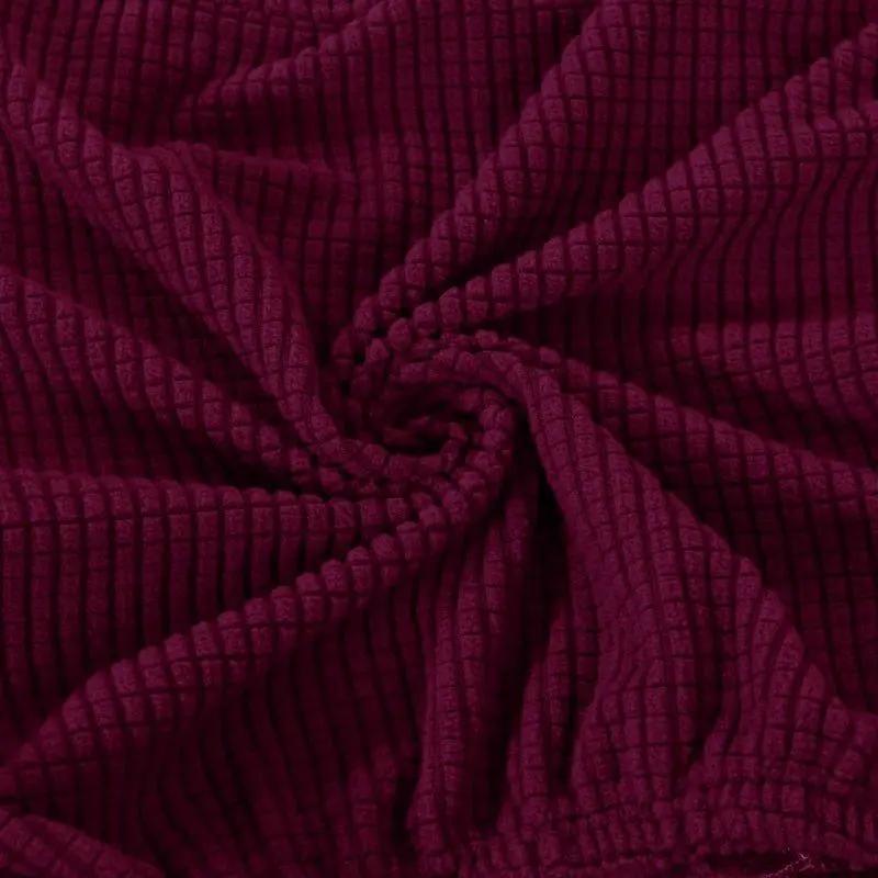 Housse de Chaise Assise Rouge Vin - La Maison de la Housse®