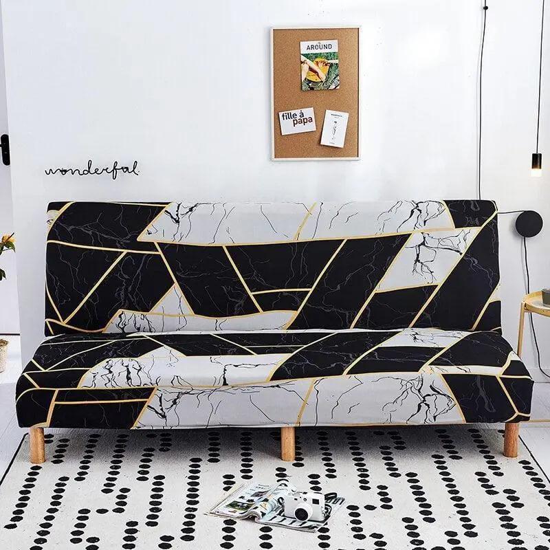 Housse extensible pour canapé Clic Clac convertibles sans accoudoirs - La Maison de la Housse®