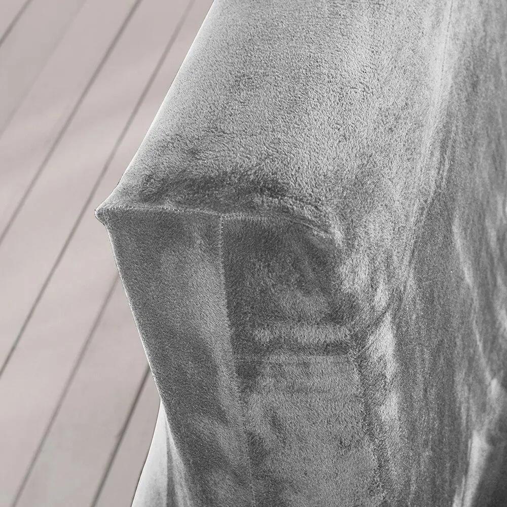 Housses De Canapé Clic Clac En Velours Gris - La Maison de la Housse®