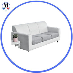 Housse Gris Clair Coussin d'Assise Canapé & Fauteuil