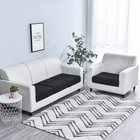 Housse Noir Coussin d'Assise Canapé & Fauteuil - La Maison de la Housse®