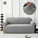 Housse de Canapé Jacquard Gris