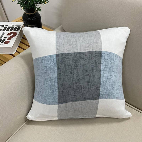 2 Housses De Coussin Damier Pour Canapé - 45 x 45 Cm - La Maison de la Housse®