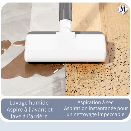 Aspirateur Laveur Balai Sans Fil pour Tous les Sols