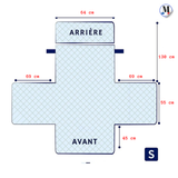 Protège fauteuil relax matelassé