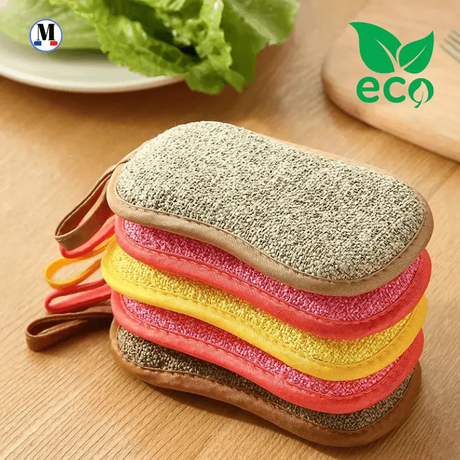 5 Eponges Lavable et Réutilisable - La Maison de la Housse®