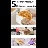 5 Eponges Lavable et Réutilisable - La Maison de la Housse®