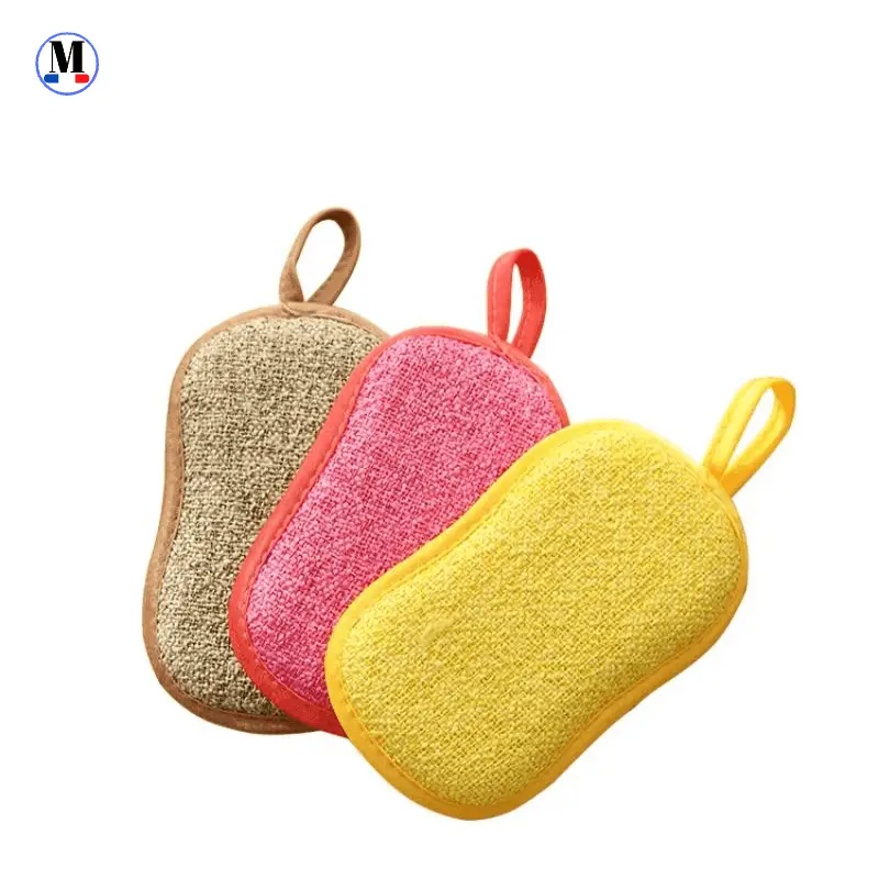 5 Eponges Lavable et Réutilisable - La Maison de la Housse®