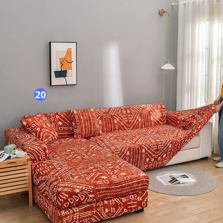 Housse de Canapé d'Angle - Motif Noël