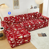 Housse de Canapé d'Angle - Motif Noël