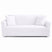 Blanc Housse de Canape Extensible