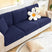Housse Bleu nuit Coussin D'assise & Dossier - Canapé & Fauteuil - La Maison de la Housse®