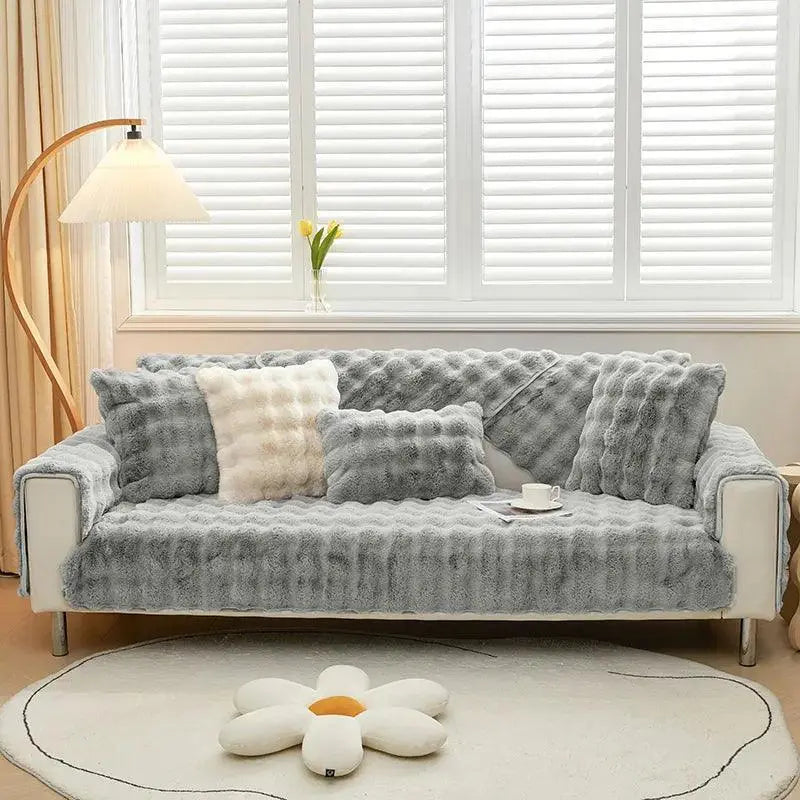 Housse Canapé Plaid Polaire Velours Doux - La Maison de la Housse®